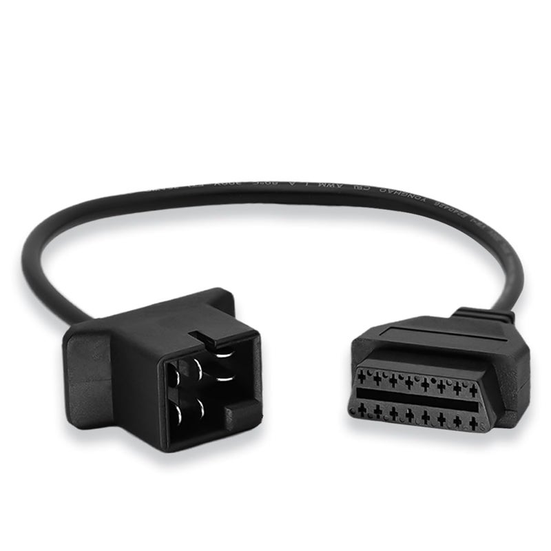 PARANNIC OBD1 to OBD2 Adapter Cable for Chrysler Vehicles OBD2 16Pin to OBD1 6Pin OBDII Car Diagnostic Connector Compatible with OBD II Diagnostic Scanner 6Pin for Chrysler