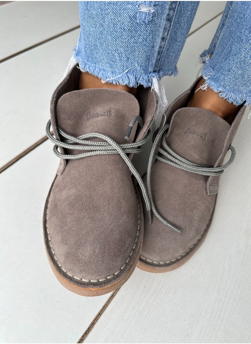 Bibibs & Co - Chukka Boots Nubuck Grey - Image 1