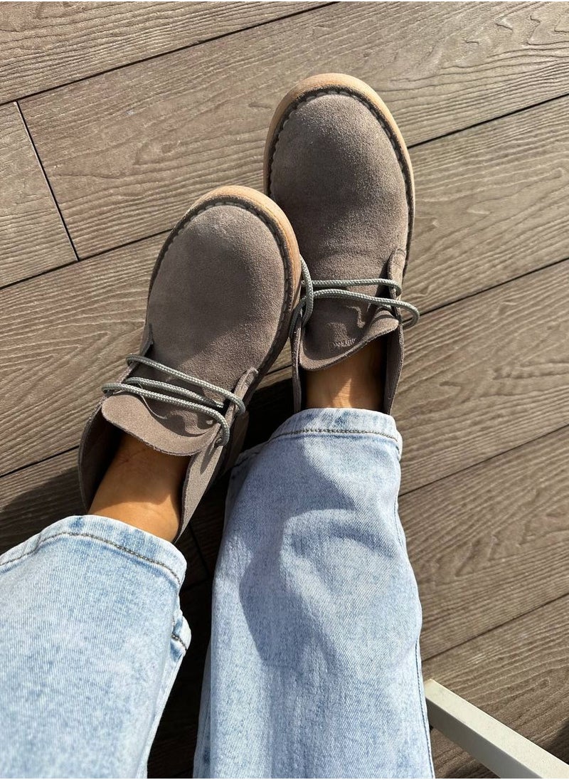 Bibibs & Co - Chukka Boots Nubuck Grey - Image 1
