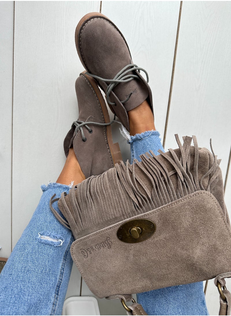 Bibibs & Co - Chukka Boots Nubuck Grey - Image 1