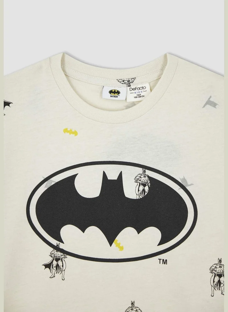 ديفاكتو Regular Fit Short Sleeve Batman Print Pyjama Set