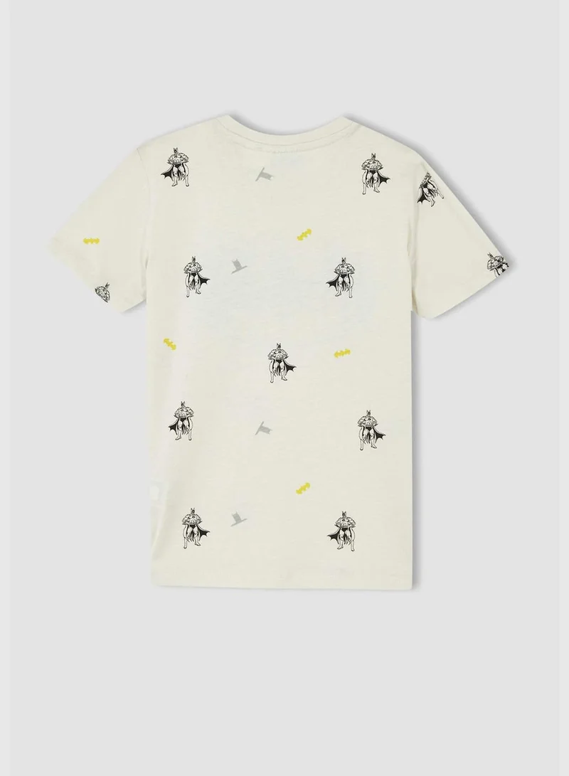 ديفاكتو Regular Fit Short Sleeve Batman Print Pyjama Set
