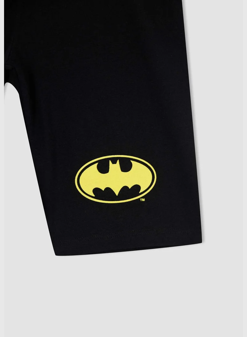 ديفاكتو Regular Fit Short Sleeve Batman Print Pyjama Set