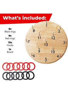LENND Ring Toss Games for Adults and Kids Wall, Games for Indoor or Outdoor Family Fun Dorm Garage BBQ Beach Party Camping and Yard Games for All Ages  - Image 4