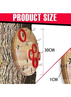 LENND Ring Toss Games for Adults and Kids Wall, Games for Indoor or Outdoor Family Fun Dorm Garage BBQ Beach Party Camping and Yard Games for All Ages  - Image 2
