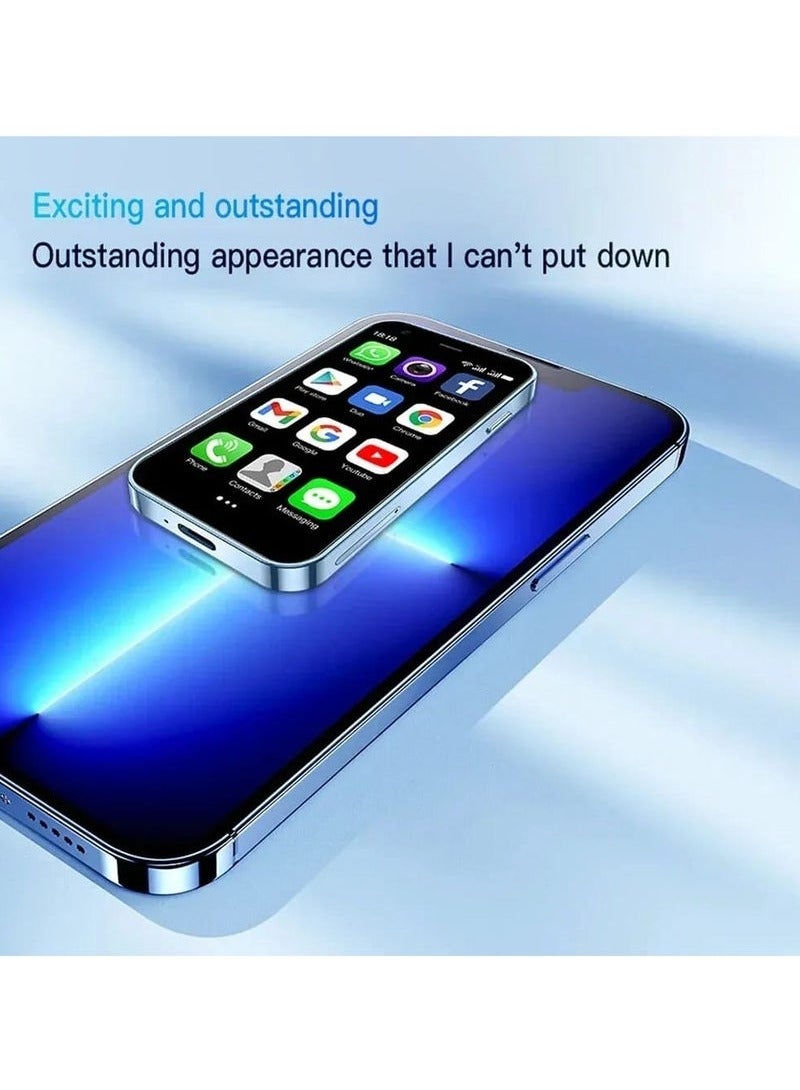 IAF 14 Pro Super Mini Mobile Phone Android Quad Core Ocean Blue, Mobile Mini Smartphone Ultra Small Pocket Student Children Men and Women 16 GB RAM 512 GB ROM - Image 3