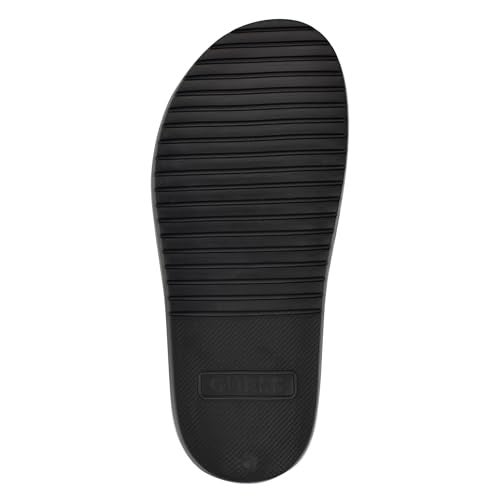 Guess Men's Vesper Slide Sandal, Black Croco 003, 9 - Image 4