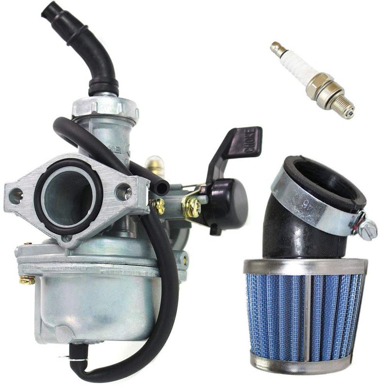 كاربراتير PZ22 لدراجات 110cc 125cc الترابية دراجة بيك موني سكوتر ATV كواد كارت 22 مم مع فلتر هواء شمعات الإشعال من TOPEMAI