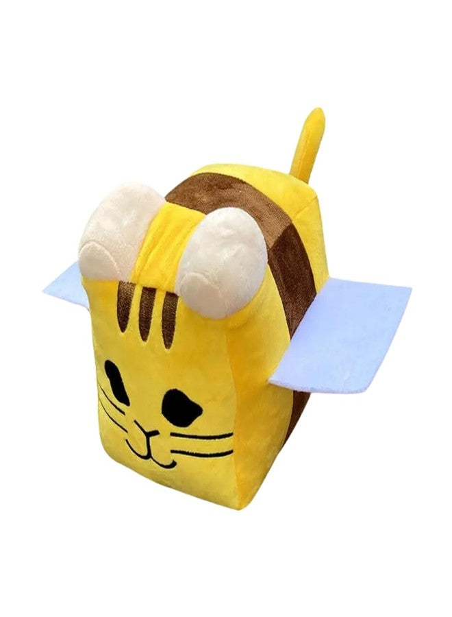 TechMax Solution Cute Square Yellow Bee Plush Soft Toy - Image 1