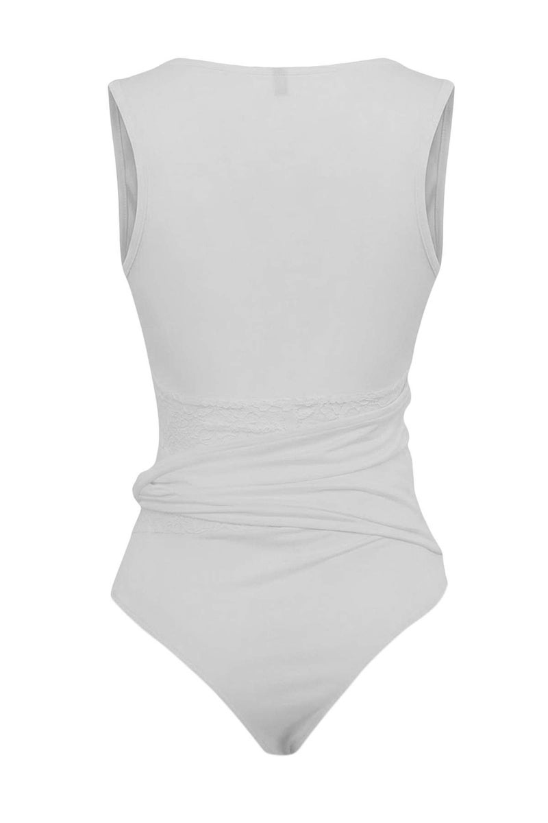 trendyol White Plain Crew Neck Sleeveless Knitted Sandy Body Tprss26Bd00010 - Image 5
