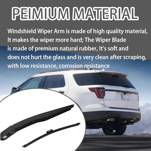 GolTHd Rear Windshield Wiper Arm Kit, Compatible with Ford Explorer 2011-2018 Escape 2013-2017 Lincoln MKX 2016-2018, Rear Wiper Cover Accessories Replaces# BB5Z-17526-C - Image 5
