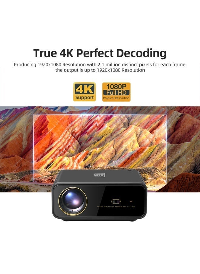 AUN U001 HD Smart Digital Projector Android 1080P 4K for Home Theater Gaming Business & Education - Image 5