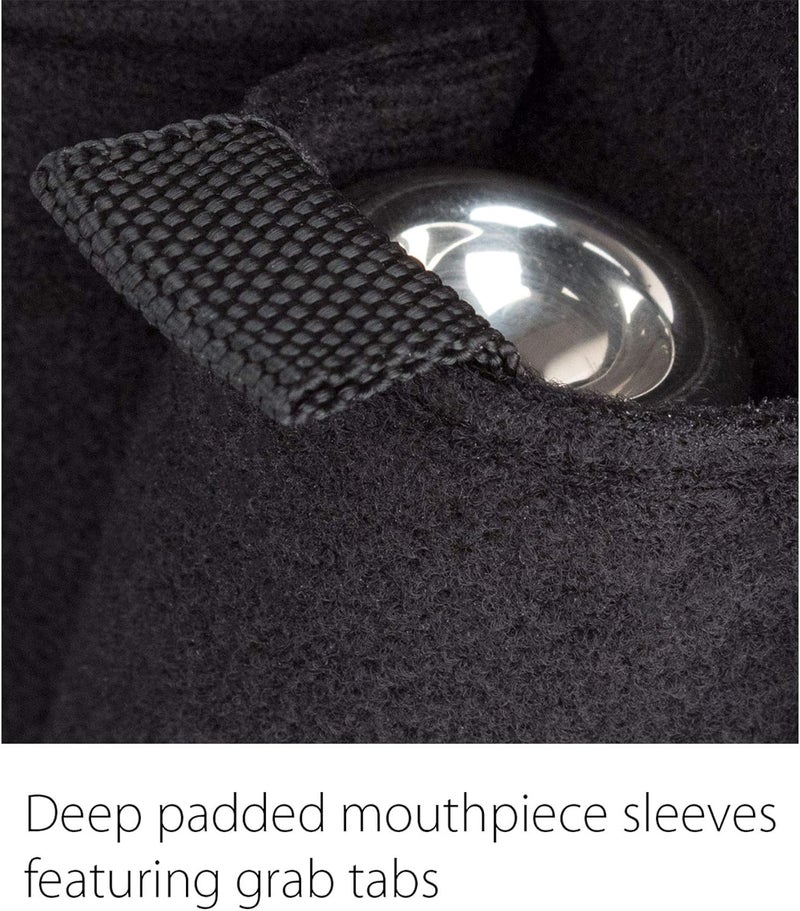 ProTec Trumpet/Small Brass Multiple (3-Piece) Nylon Mouthpiece Pouch with Zipper Closure, Model A219ZIP - Image 5