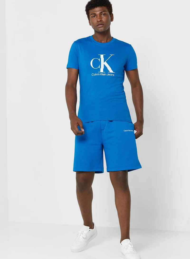 Calvin Klein Jeans Mono Logo Crew Neck T-Shirt