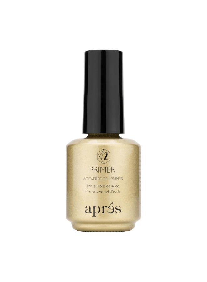 APRÉS APRS NonAcidic Gel Primer 15 ml AcidFree GelX Enhanced Nail Adhesion Primer - Image 2