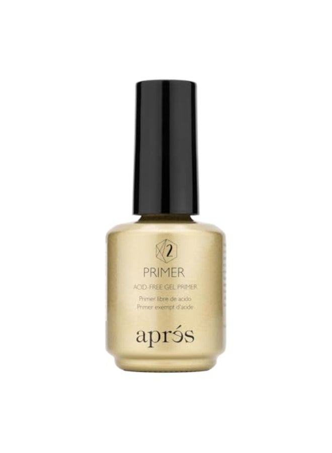 APRÉS APRS NonAcidic Gel Primer 15 ml AcidFree GelX Enhanced Nail Adhesion Primer - Image 1