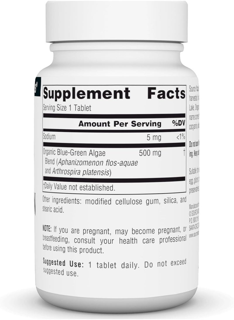 Source Naturals Blue-Green Algae from Klamath Lake* - 500 mg - 50 Tablets - pzsku/Z26011BA7B0434C2EDD7BZ/45/_/1731389919/439ca579-c251-4d32-a3b4-a11725fc9ca6