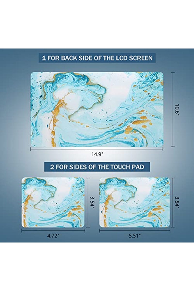 AORTDES ALAYRA Vast Ocean Laptop Skin Sticker 15.6 Inches Personalized Universal 12.1 13 13.3 14 15 15.4 Inches Netbook Skin Sticker Reusable Notebook PC Art Protector - Image 3