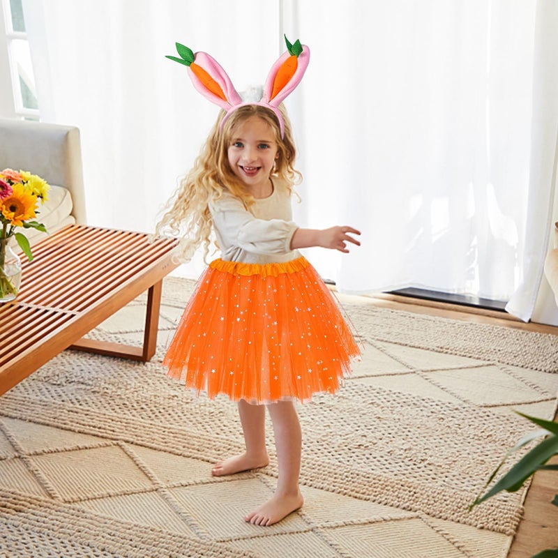 Zikra زي أرنب عيد الفصح للفتيات، آذان أرنب، إكسسوار تنكر للأطفال - Image 2