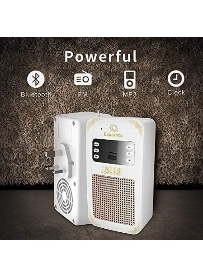 مكبر صوت للقرآن الكريم SQ-669 – مكبر صوت للقرآن الكريم بتقنية البلوتوث مع إضاءة LED وجهاز تحكم عن بعد وتصميم أنيق للمنزل والمسجد - Image 2