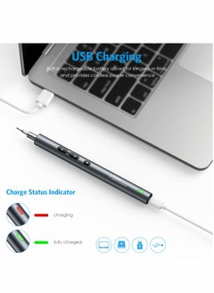 Excefore Electric Screwdriver,  28 in 1 Cordless Mini Power Screwdriver Set with 24 Bits, Rechargeable Repair Tools Kit  - Image 5