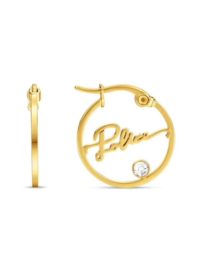 بوليس Petite Gold Plated Necklace, Bracelet, Earrings with Crystals Set Box for Women's
