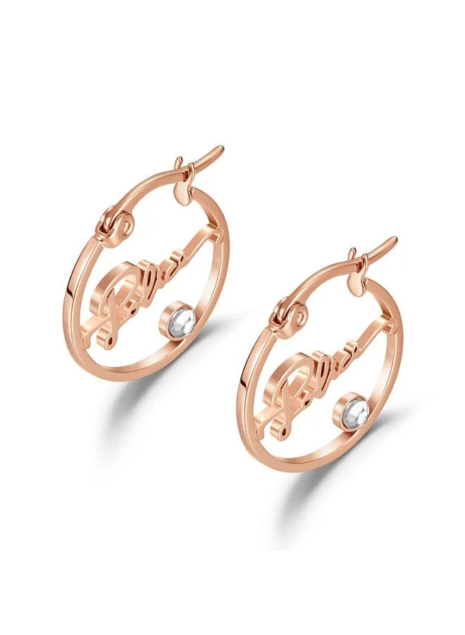 بوليس Petite Gold Plated Necklace, Bracelet, Earrings with Crystals Set Box for Women's