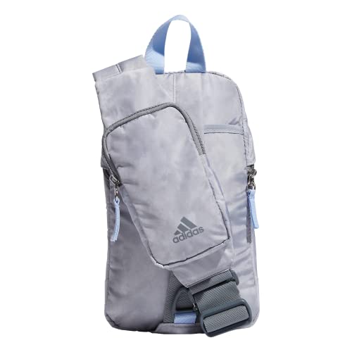adidas Essentials Crossbody – Athletic Sling Bag with Phone Pocket, Stone Wash Grey/Blue Dawn/2.0, One Size - Image 5