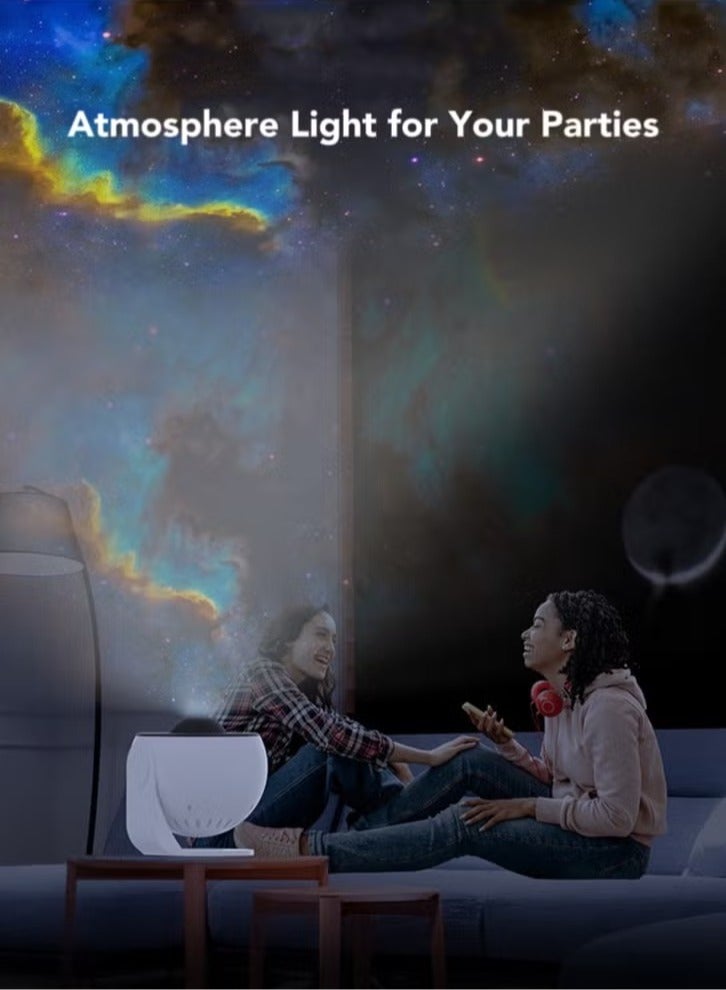 ELTRAZONE 12-in-1 Planetarium Projector, Star Projector Galaxy Night Light for Kids Bedroom, Universe Galaxy Projector Ceiling - 12 Film Discs, 4K Night Sky, Noise-Free Rotation, Home Decor, Bedside Lamp, Perfect Gift  - Image 5