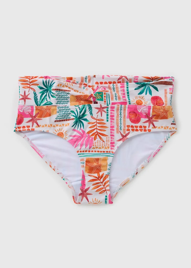 Matalan Multicolour Summer Print Bikini Bottoms