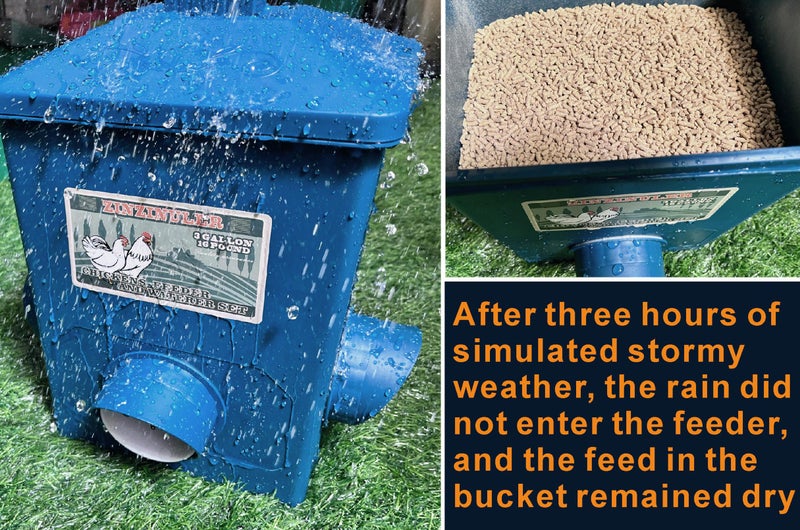 ZINZINULER Chicken Feeder, Chicken Waterer with Float Controlled Automatic Set(3 Gallon/16 Pounds), Chicken Coop Accessoriesï¼ˆCompatible with 5/8-inch and 3/4-inch Water Pipes, 60-inch Water Supply Pipe - Image 5