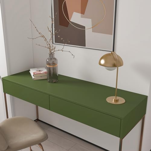 CHIHUT Thick Olive Green Contact Paper Peel and Stick Olive Green Wallpaper Self Adhesive Wallpaper for Cabinets Waterproof Vinyl Film Decorative Skin Wall Paper for Countertops Walls 17.7''x100'' - Image 4