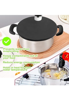 SYOSI Sous and Vide Lid Cooking Sous and Vide Cooker Prevent Water Evaporation and Retain Flavor for Stock Retain Moisture and Flavor  - Image 3