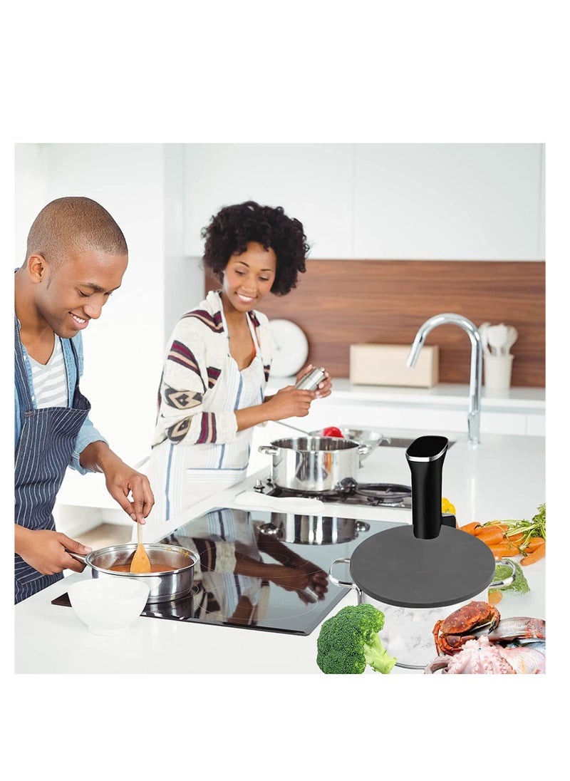 SYOSI - Sous and Vide Lid Cooking Sous and Vide Cooker Prevent Water Evaporation and Retain Flavor for Stock Retain Moisture and Flavor - Image 1