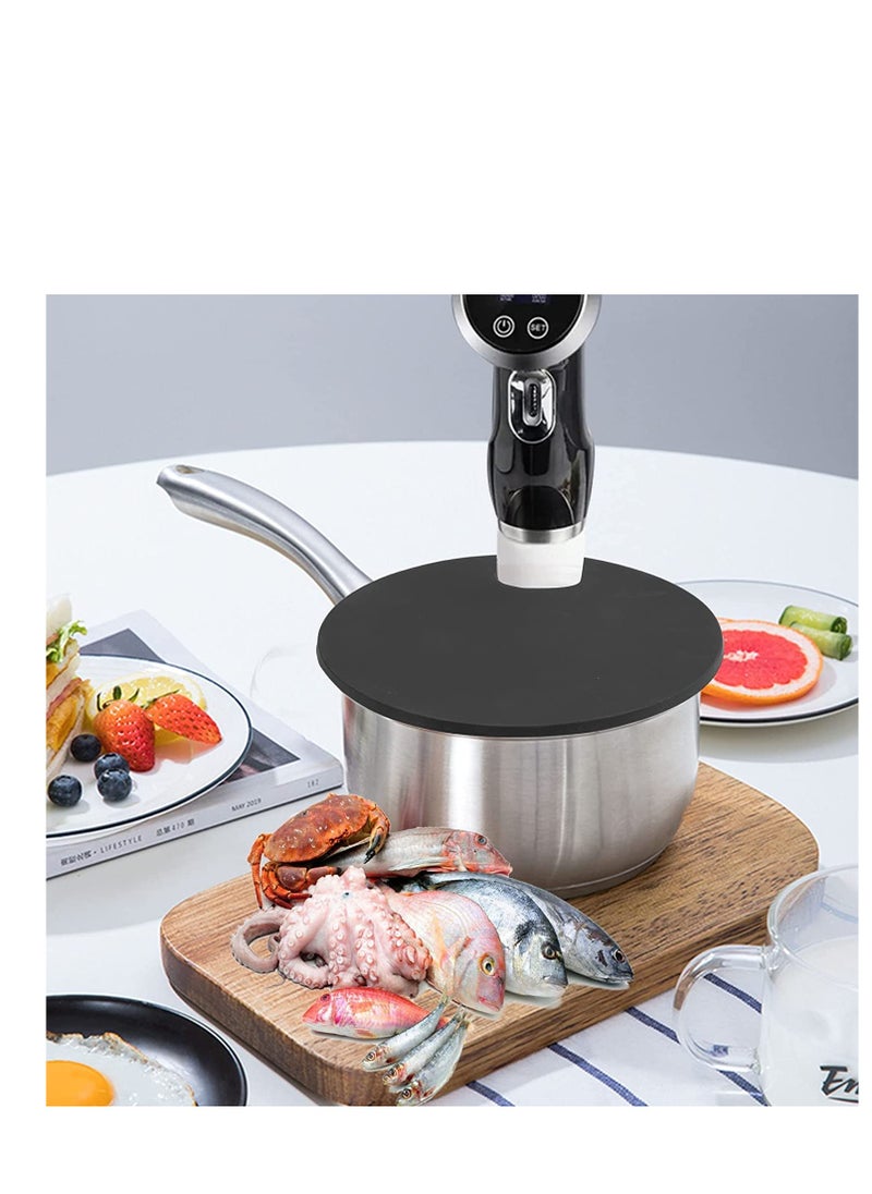SYOSI - Sous and Vide Lid Cooking Sous and Vide Cooker Prevent Water Evaporation and Retain Flavor for Stock Retain Moisture and Flavor - Image 1