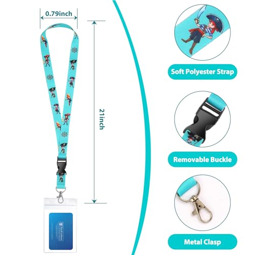 Qsszk Cruise Lanyards, 4 Pack Waterproof Cruise Lanyard with ID Badge Reel Holder, Detachable Buckle for Cruises Ships Key Cards, Cruise Ship Essentials - Image 3