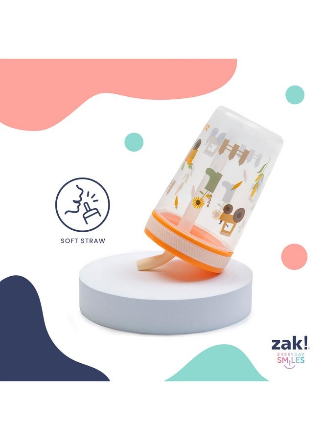 Zak Designs طقم أكواب زاك ديزاينز كيلسو سعة 15 أونصة، (أصداف) غطاء محكم الإغلاق مع قشة مصنوع من البلاستيك المتين والسيليكون، مجموعة أكواب مثالية للأطفال (طقم من 2 قطعة) - Image 5