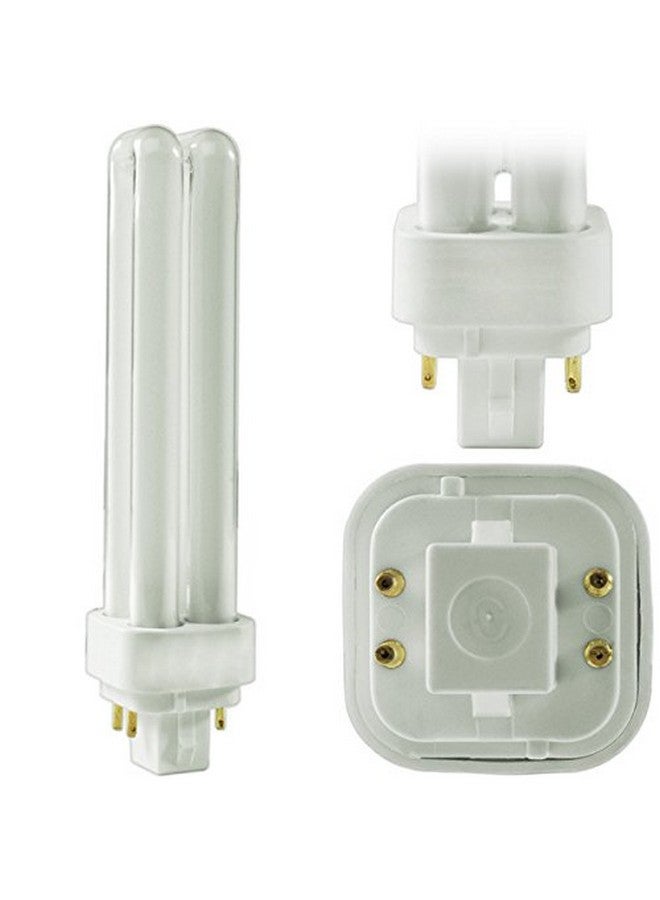 سيركل (4 عبوات) PLC-18W 827، 4 سنون G24q-2، أنبوب مزدوج 18 وات، مصباح فلورسنت مدمج، يحل محل Sylvania 20683 وPhilips 38329-9 - PL-C 18W/827/4P/ALTO - Image 2