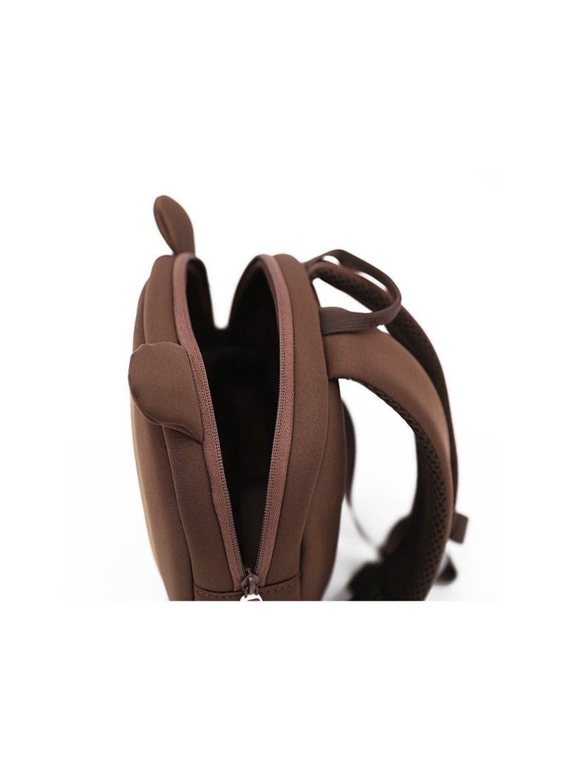Zoy Zoii Zoyzoii®B32 Animal Series Backpack With Safety Leash（Cute Big Brown Bear） - Image 2
