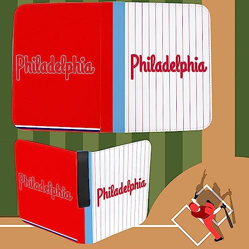 KivolFun Baseball Card Binder with Sleeves 900 Pocket, Philadelphia Baseball Trading Card Holder Baseball Collector Album Sports Trading Card 3 Ring Binder Storage Book Folder Case - Image 5