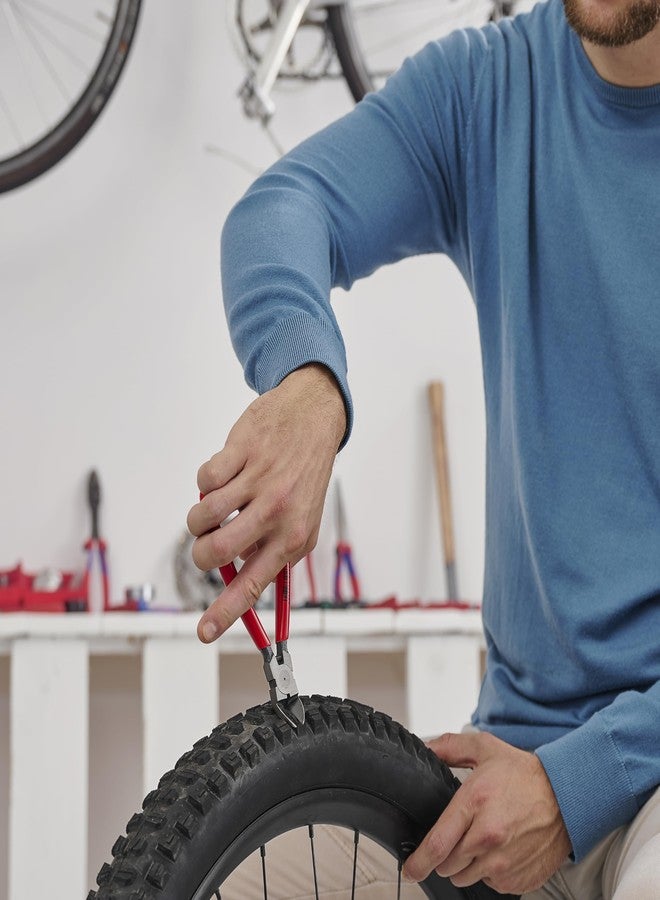 كنيبيكس أدوات KNIPEX - قاطعة قطرية مسطحة للبلاستيك، زاوية 45 درجة (7211160)، أحمر - Image 3