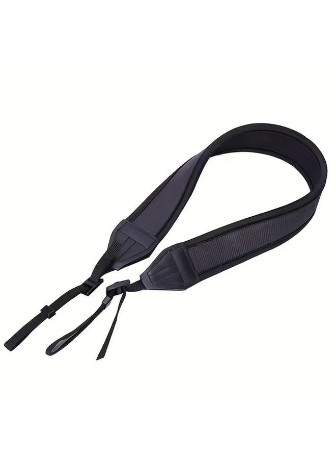 حزام الكاميرا العالمي السميك غير المنزلق، حزام الكتف القابل للتعديل المرن، مشبك تحرير سريع - Image 1