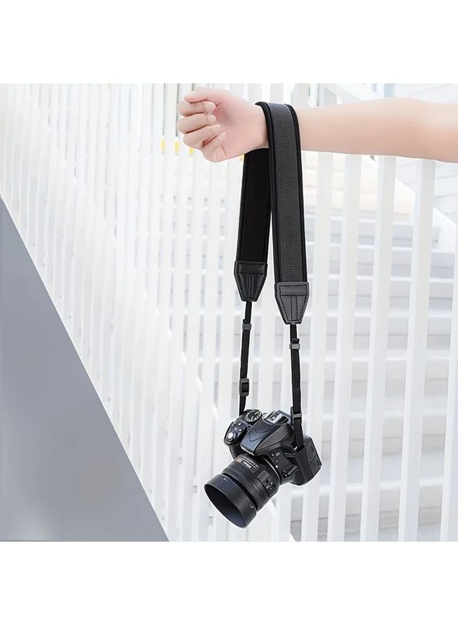 حزام الكاميرا العالمي السميك غير المنزلق، حزام الكتف القابل للتعديل المرن، مشبك تحرير سريع - Image 5