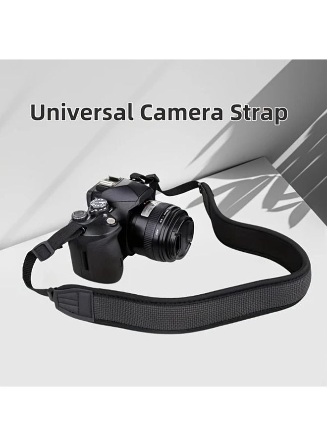 حزام الكاميرا العالمي السميك غير المنزلق، حزام الكتف القابل للتعديل المرن، مشبك تحرير سريع - Image 2