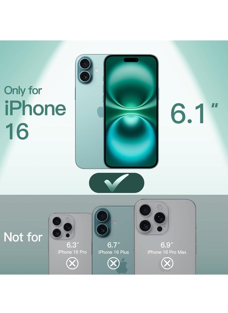 Raxoom Ultra Slim Matte Teal Case for iPhone 16 (6.1") â€“ Lightweight, Minimalist Design with Full Camera Lens Protection - Image 2