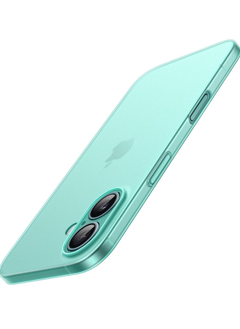 Raxoom Ultra Slim Matte Teal Case for iPhone 16 (6.1") â€“ Lightweight, Minimalist Design with Full Camera Lens Protection - Image 1