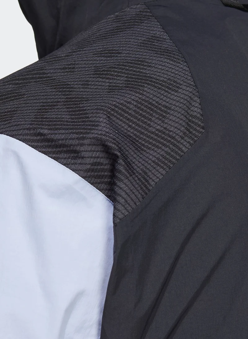 adidas جاكيت بنمط كتل الالوان
