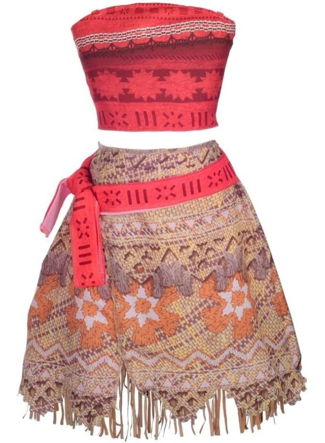 Dressy Daisy Girls Adventure Outfit Princess Dress Up Halloween Costume - Image 1