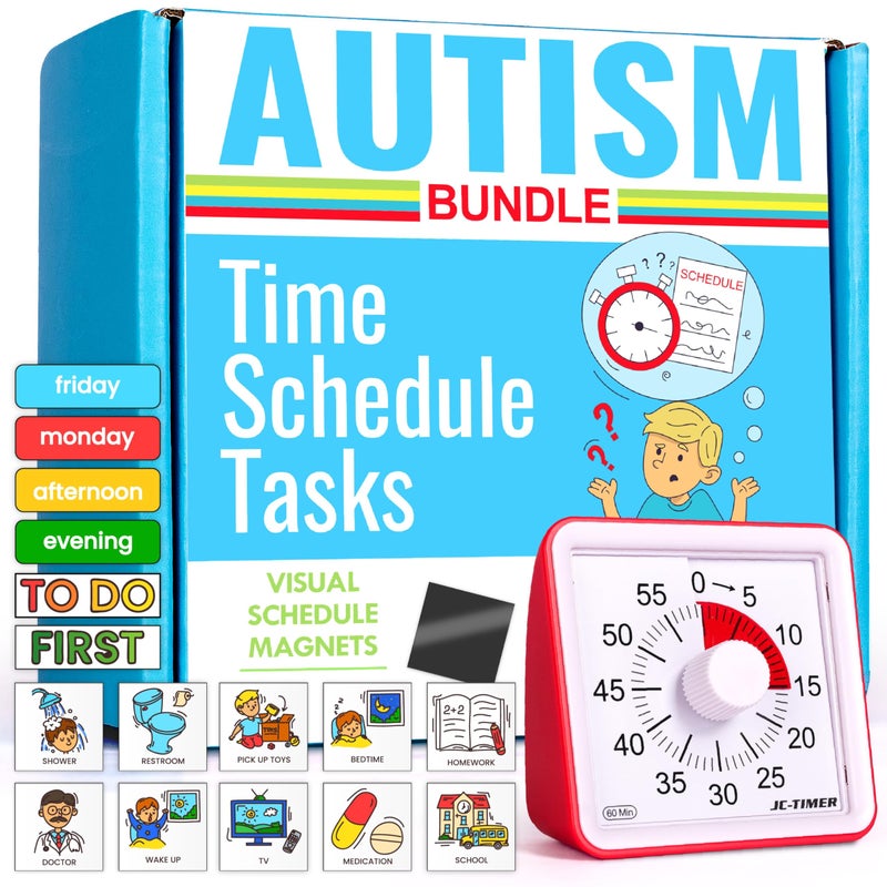 Autism & Prosperity جدول مهام ازدهار التوحد مواد تعليمية للتوحد منتجات حسية للتوحد ألعاب حسية للأطفال ذوي التوحد جدول بصري للأطفال ذوي التوحد من عمر 3 4 5 7 8 12 - Image 2