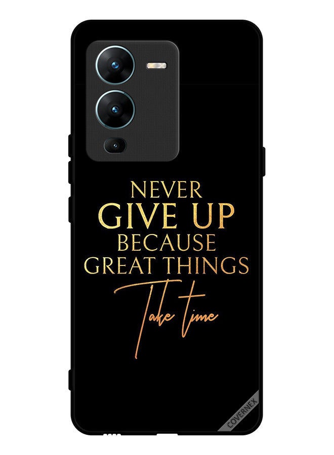 Covernex Protective Case Cover For vivo V25 Pro Never Give Up - Image 1